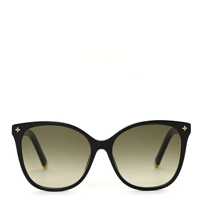 Louis Vuitton Acetate My Monogram Light Cat Eye Sunglasses Z1657E Black 2 of 8