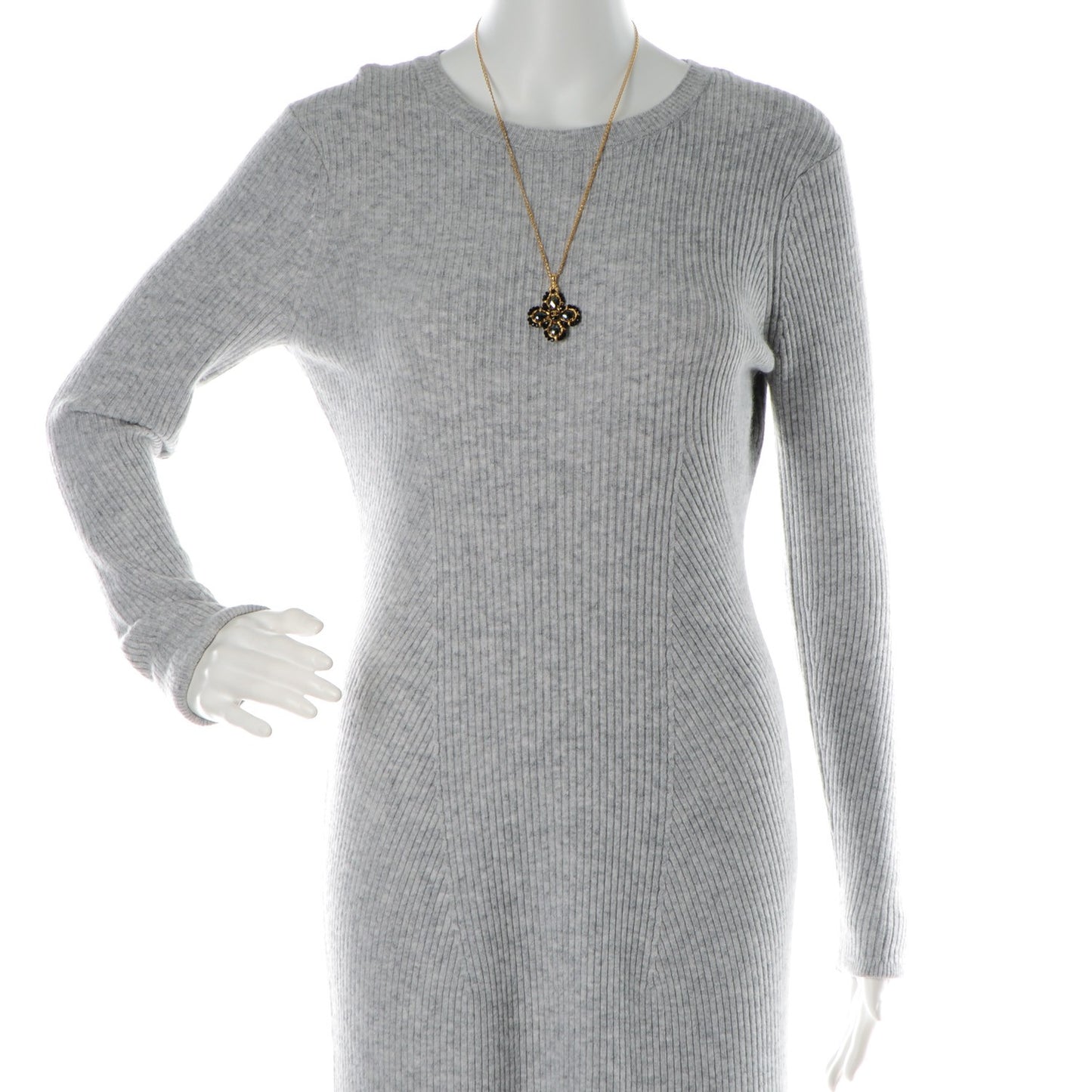 Bead CC Necklace Gold Black