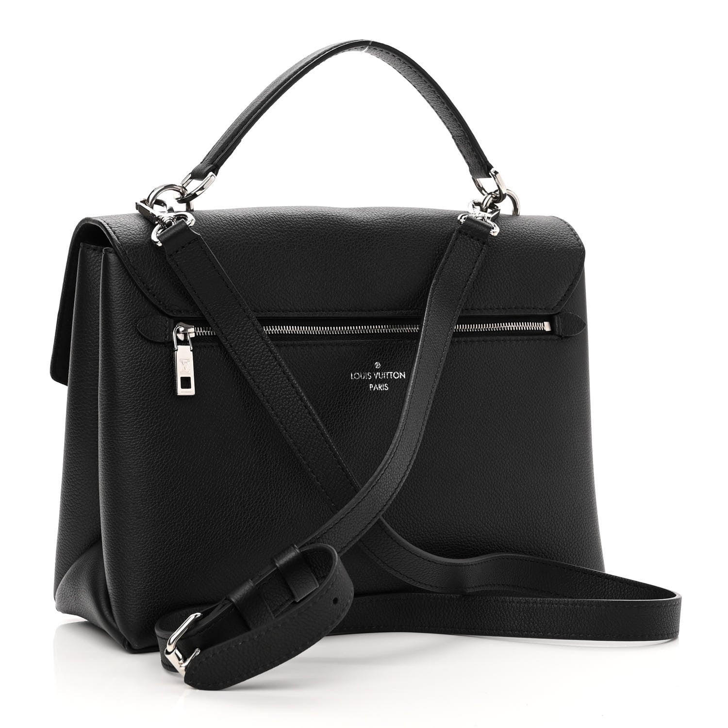 Louis Vuitton Soft Calfskin My Lockme Top Handle Black 3 of 9