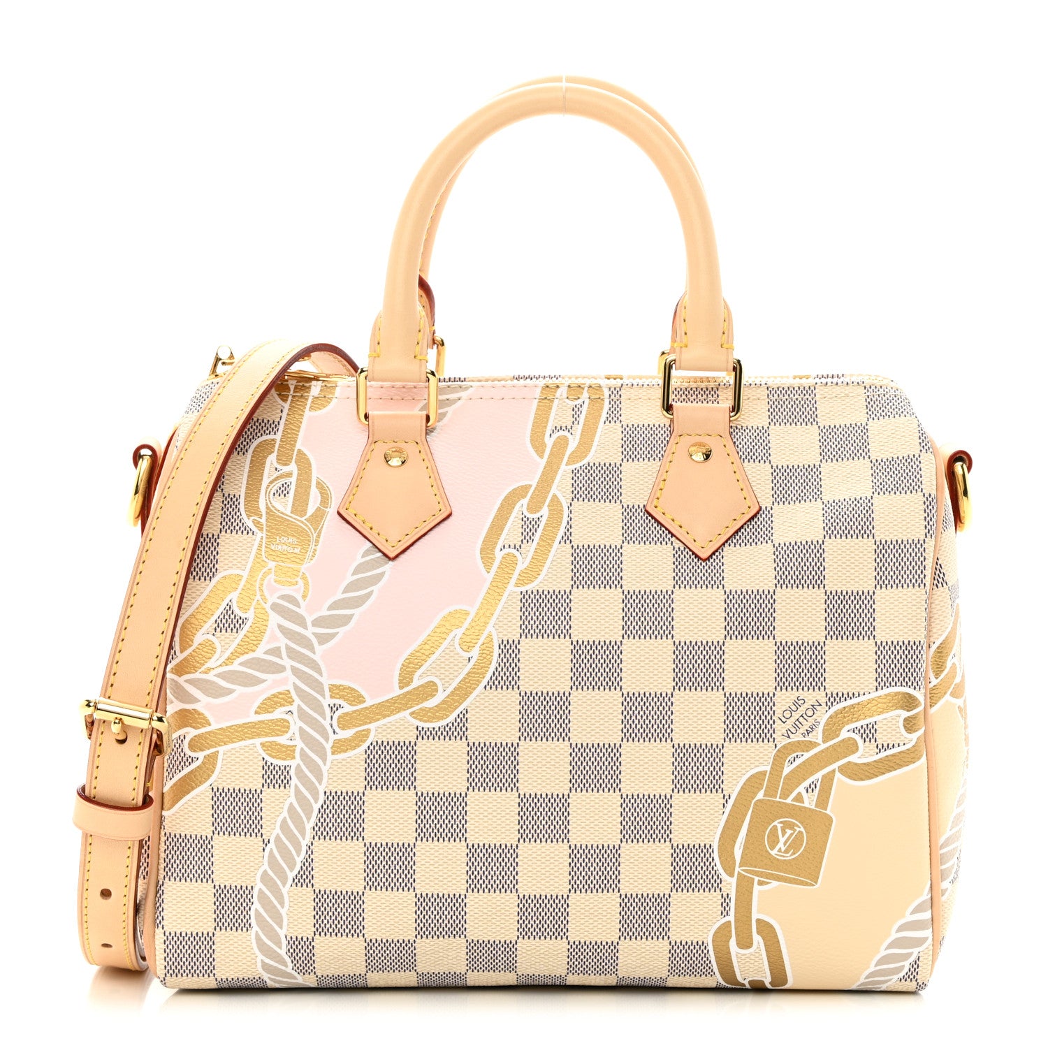 Louis Vuitton Damier Azur Nautical Speedy Bandouliere 25 1 of 9