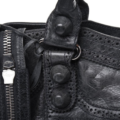 Balenciaga Agneau Giant Brogues Hardware City Anthracite 21 of 33