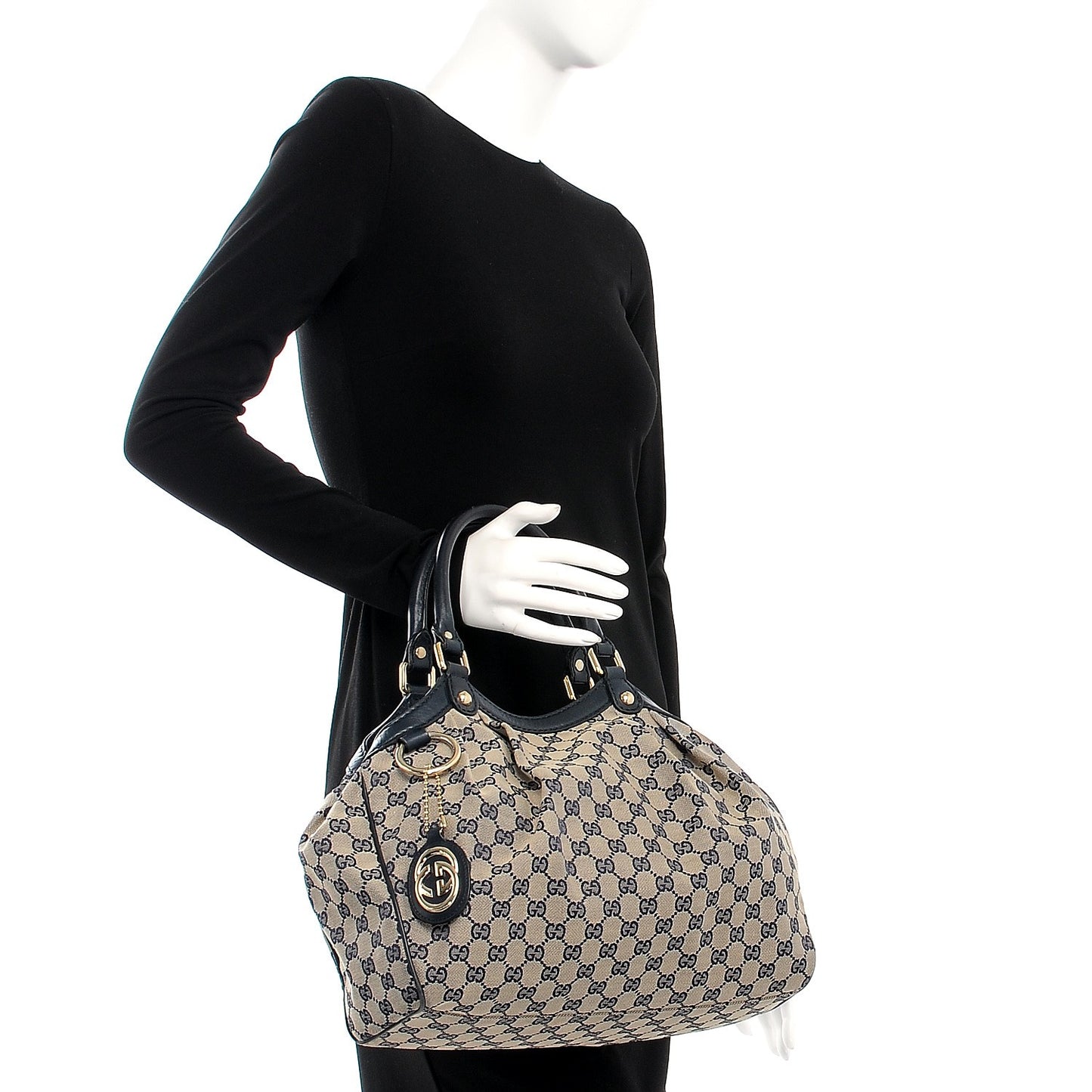 Monogram Medium Sukey Tote Navy
