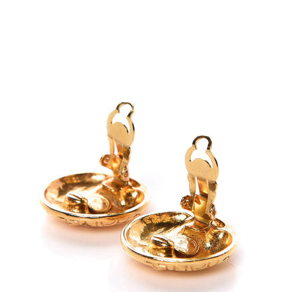 Chanel Coco Clip On Earrings Gold 3 of 4