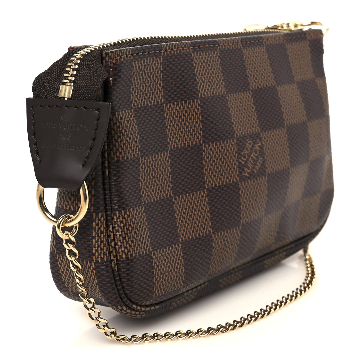 Louis Vuitton Damier Ebene Mini Pochette Accessories 3 of 11