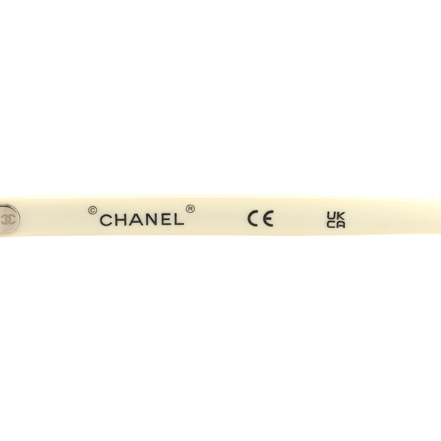 Chanel Acetate Round Sunglasses 71572A White 5 of 7