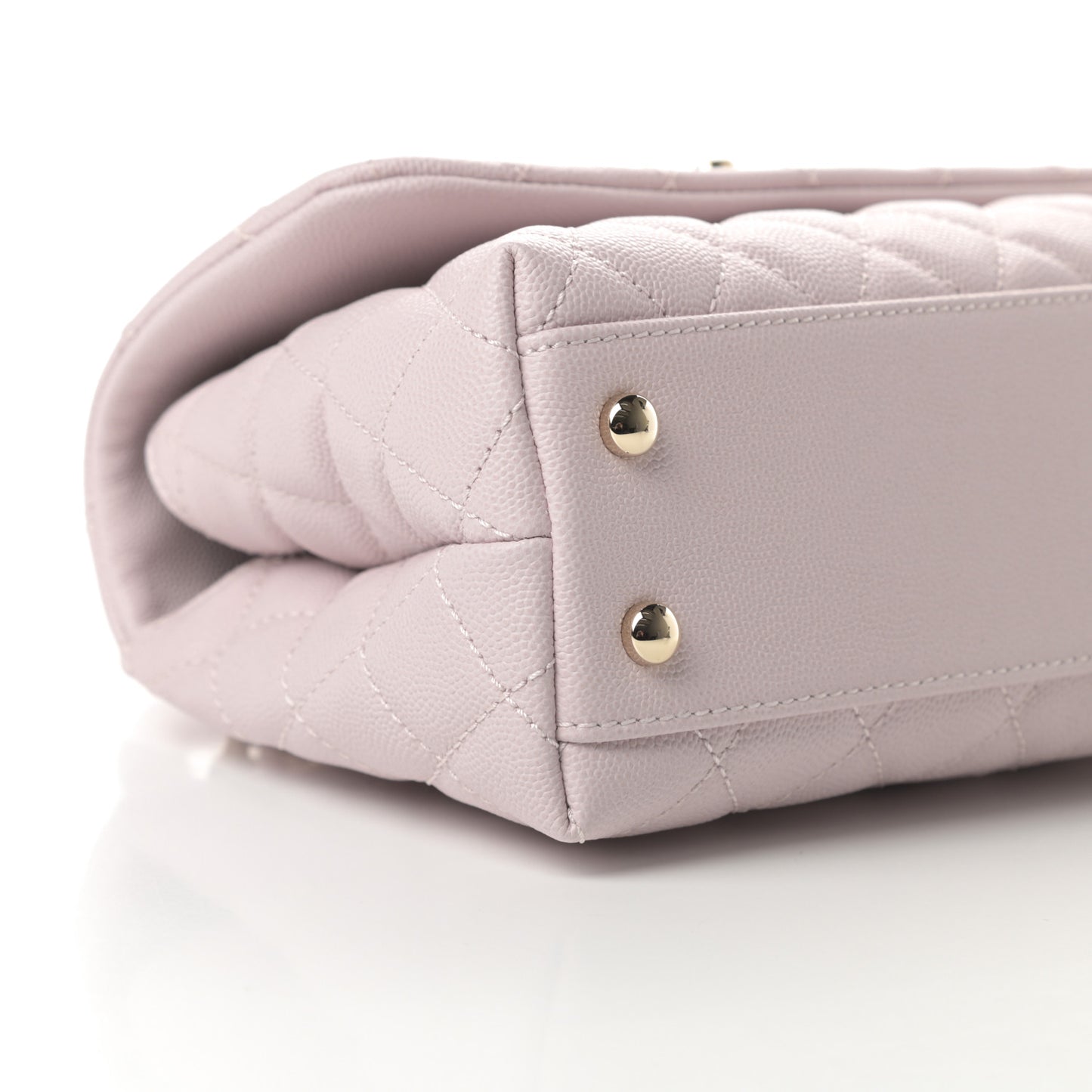 Caviar Quilted Mini Coco Handle Flap Lilas Lilac