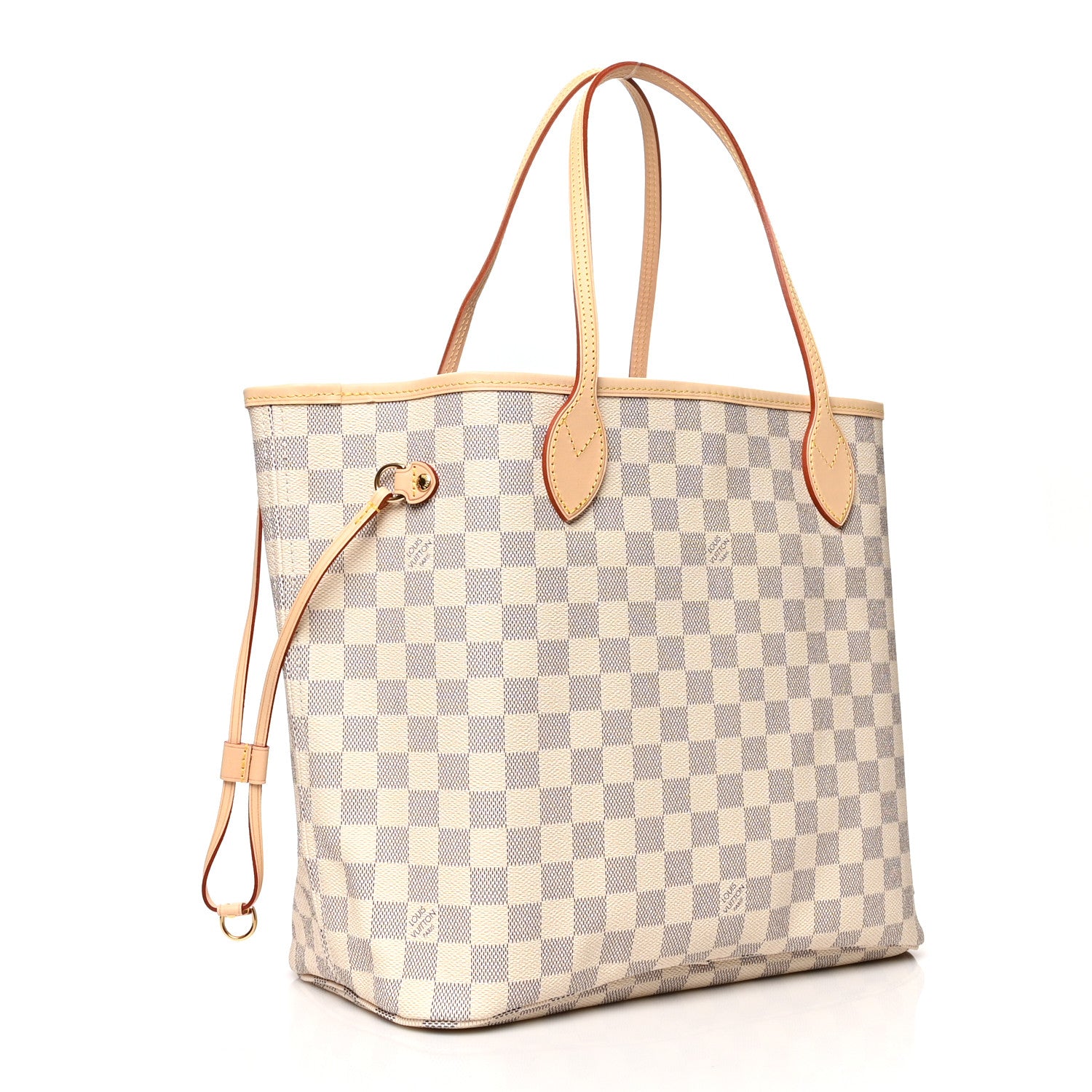 Louis Vuitton Damier Azur Neo Neverfull MM Rose Ballerine 4 of 11