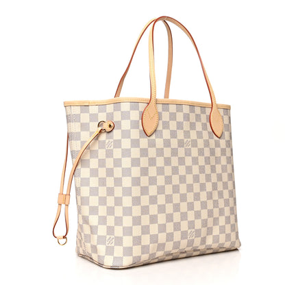 Louis Vuitton Damier Azur Neo Neverfull MM Rose Ballerine 4 of 11