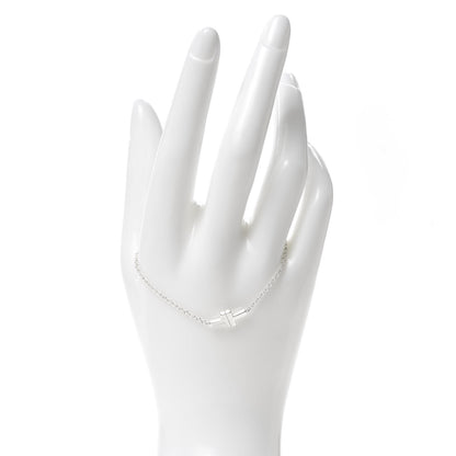 Tiffany Sterling Silver T Two Single Chain Bracelet 2 of 6