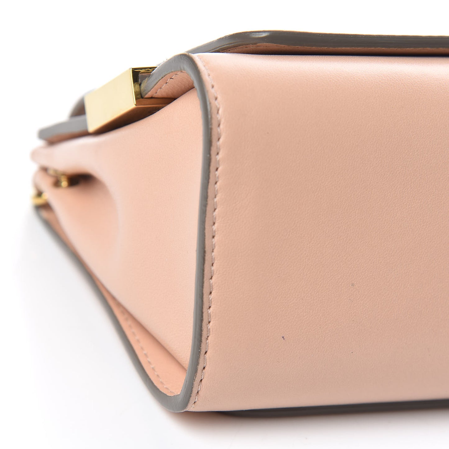 Nappa Medium Elle Chain Clutch Blush Nude