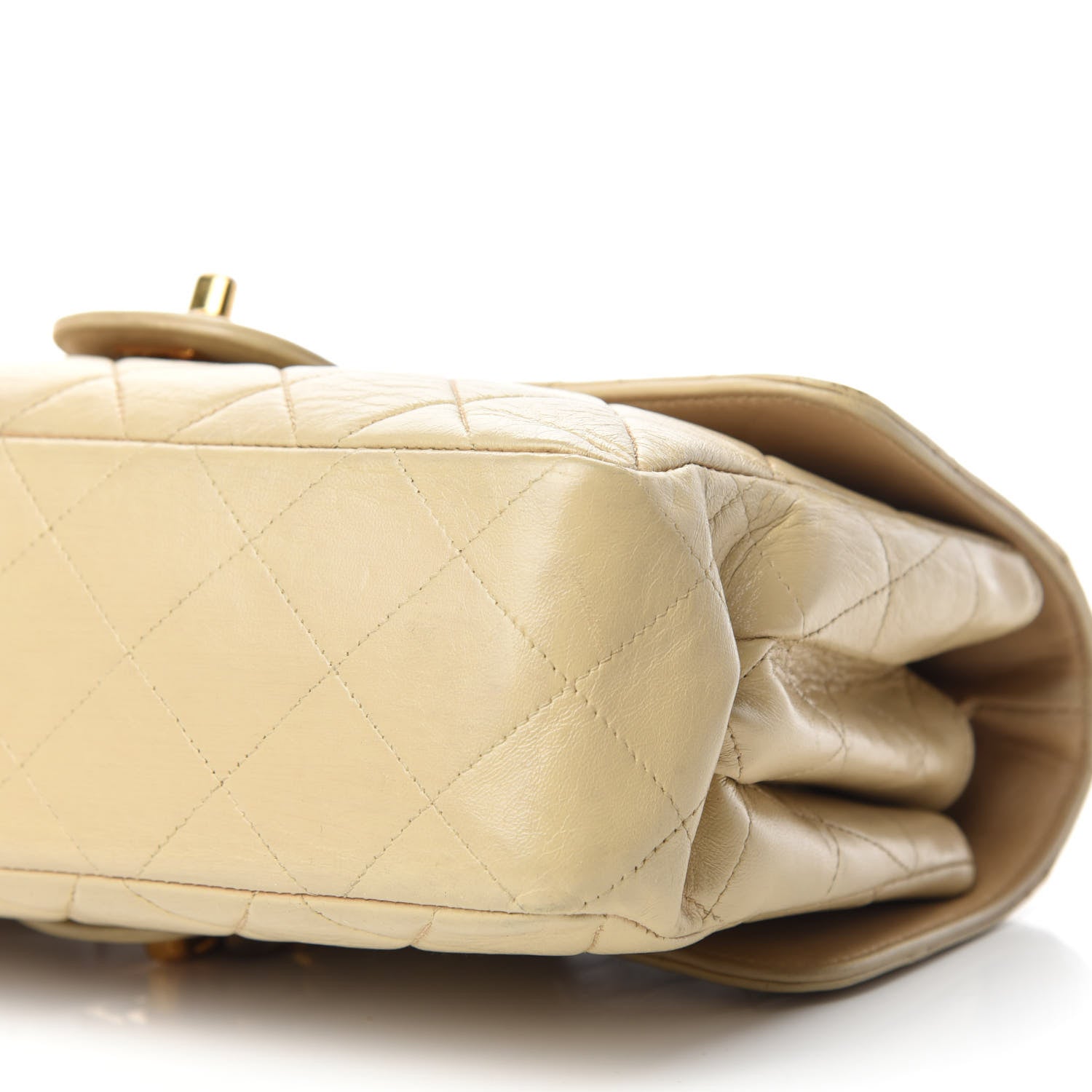 Chanel Lambskin Quilted Medium Double Sided Flap Beige 8 of 12