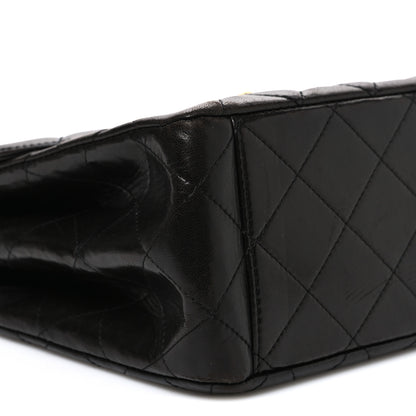 Chanel Lambskin Quilted Flap Shoulder Bag Black 10 of 12