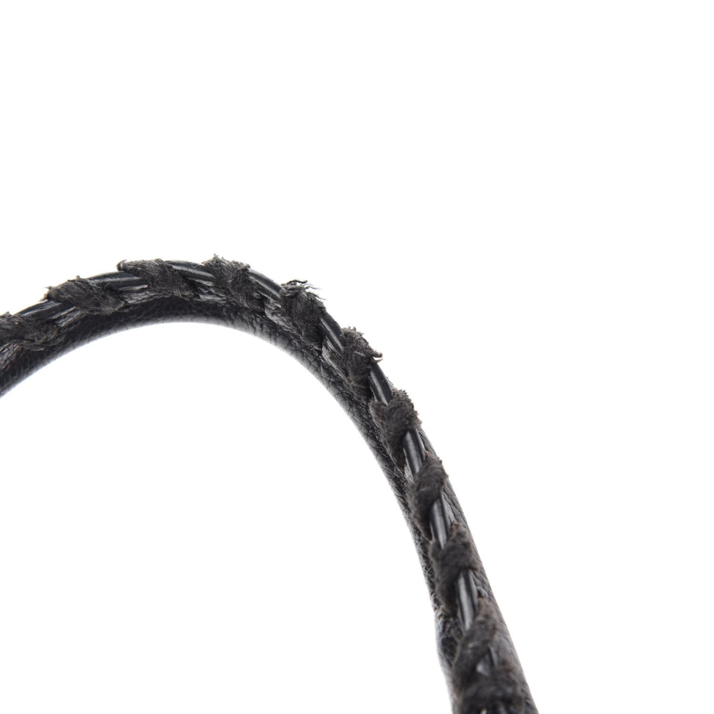 Chevre Silver Metallic Edge Hardware Mini City Black