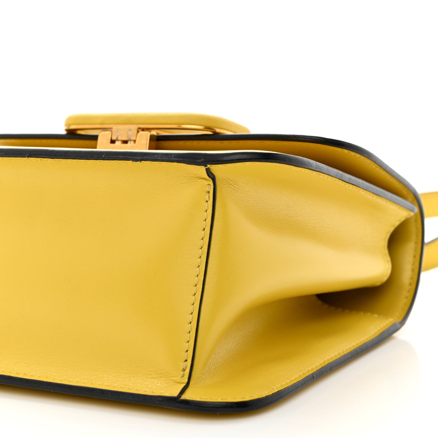 Valentino Garavani Smooth Calfskin Small VSling Shoulder Bag Senape 9 of 12