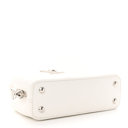 Louis Vuitton Taurillon Capucines East West Mini Optical White 4 of 11