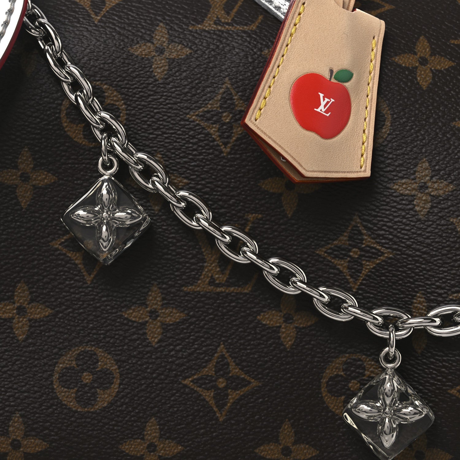 Louis Vuitton Monogram 57th Street NYC Speedy Soft 30 Silver 7 of 9
