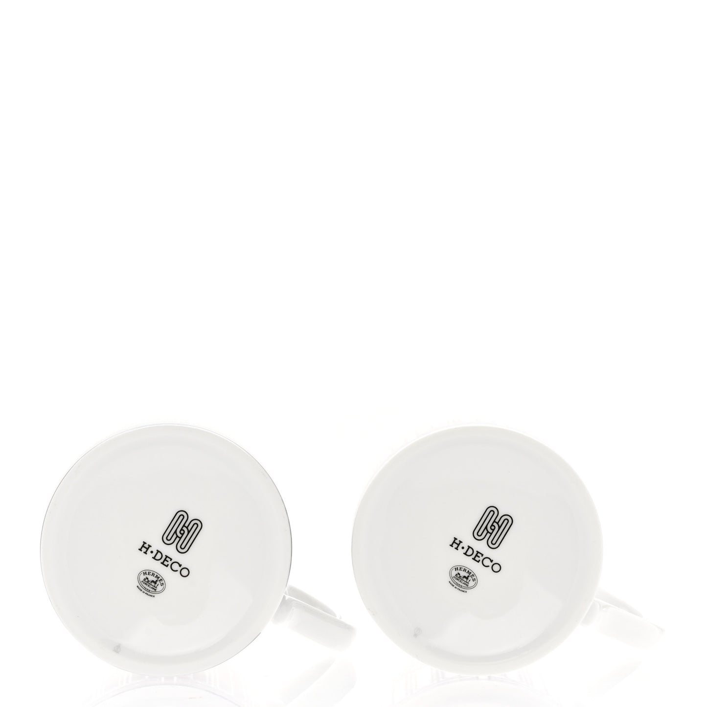 Porcelain H Deco Mug Set Of 2