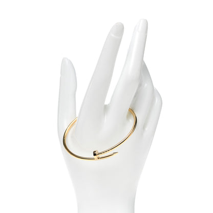 Cartier 18K Yellow Gold Small Juste Un Clou Bracelet 17 2 of 6