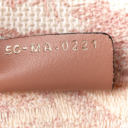 Christian Dior Canvas Embroidered Medium Dioriviera Toile De Jouy Book Tote Rose 7 of 10