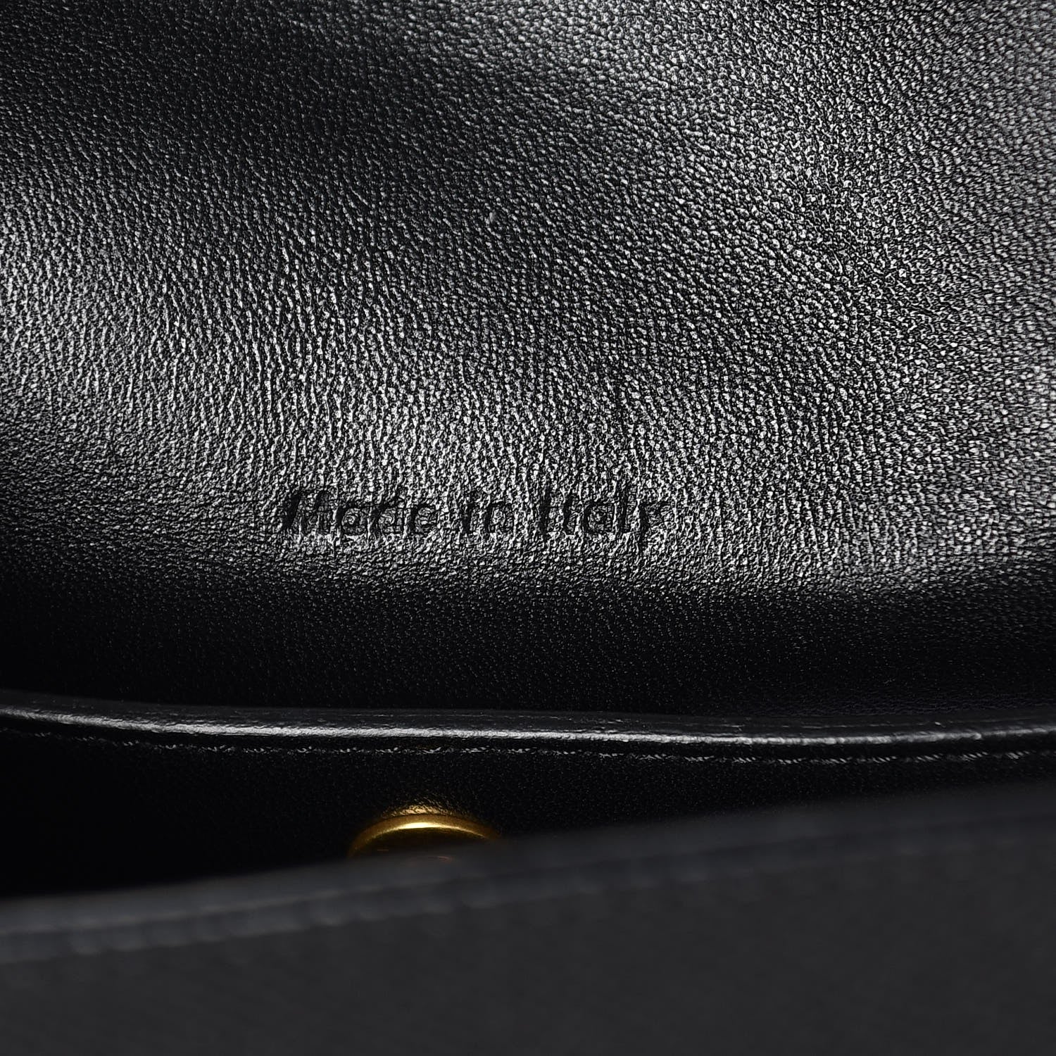 Celine Grained Calfskin Medium Trotteur Black 7 of 7