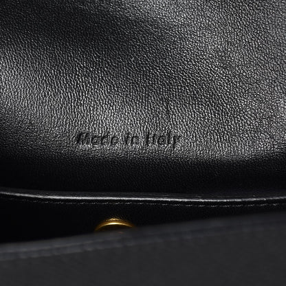 Celine Grained Calfskin Medium Trotteur Black 7 of 7