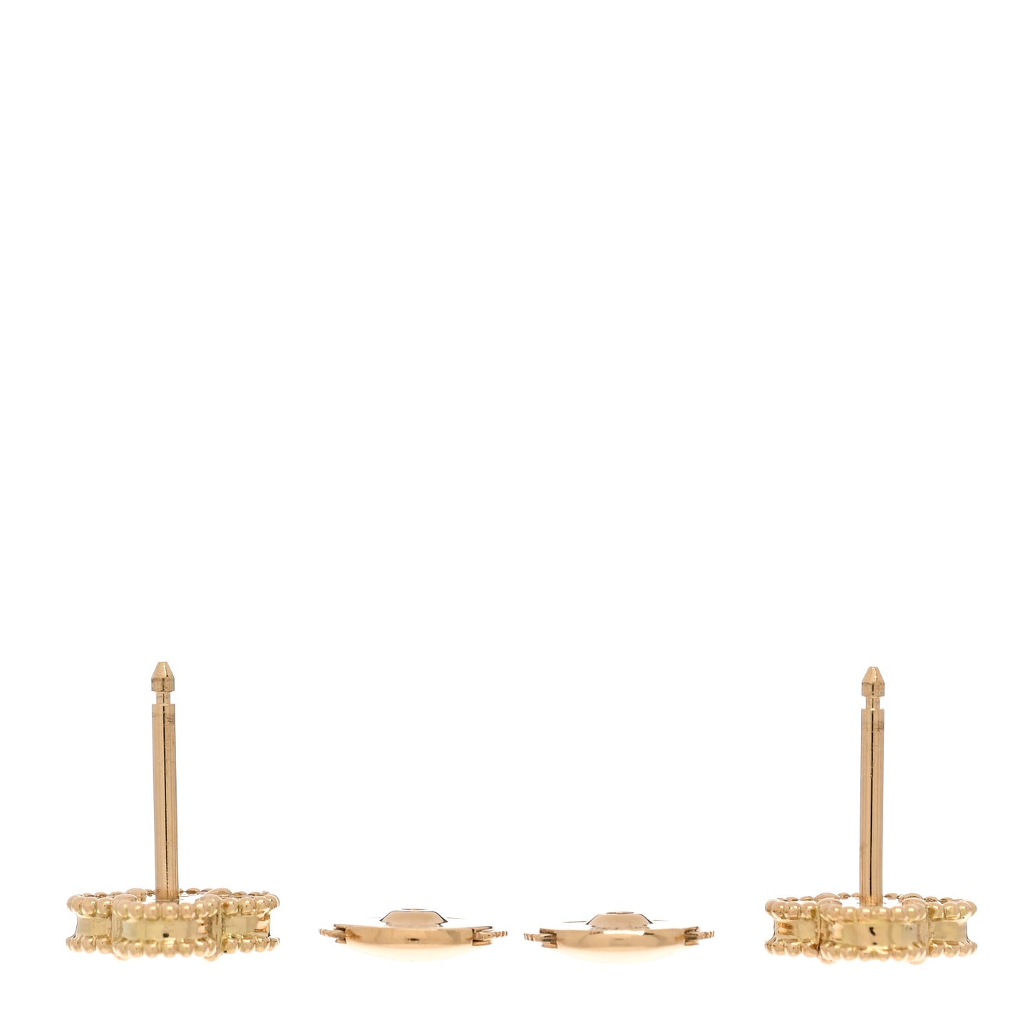 18K Yellow Gold Mother of Pearl Sweet Alhambra Earrings