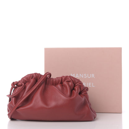 Mansur Gavriel Lambskin Mini Cloud Clutch Flamma 10 of 10