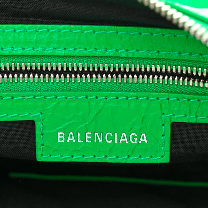 Balenciaga Agneau Arena Small Le Cagole Shoulder Bag Vivid Green 7 of 11