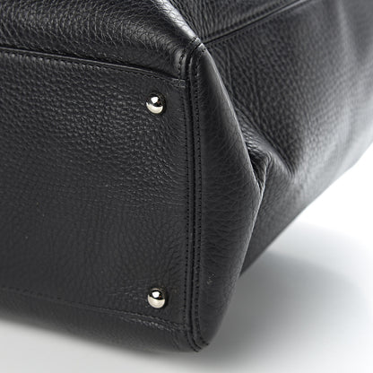 Chanel Calfskin Cerf Executive Shopper Tote Black 11 of 12