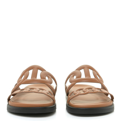 Hermes Nappa Extra Sandals 40 Naturel 2 of 10