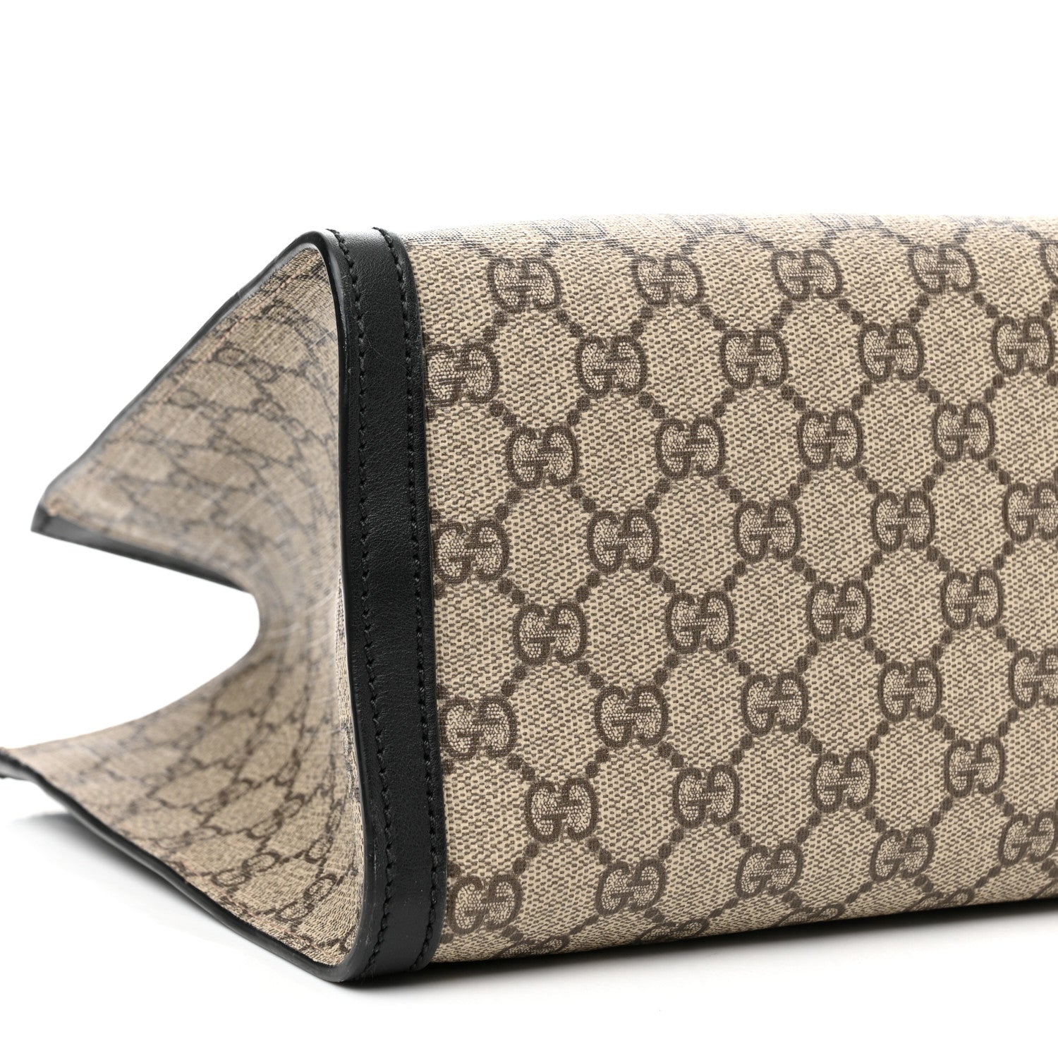 Gucci GG Supreme Monogram Medium Padlock Tote Black 9 of 11