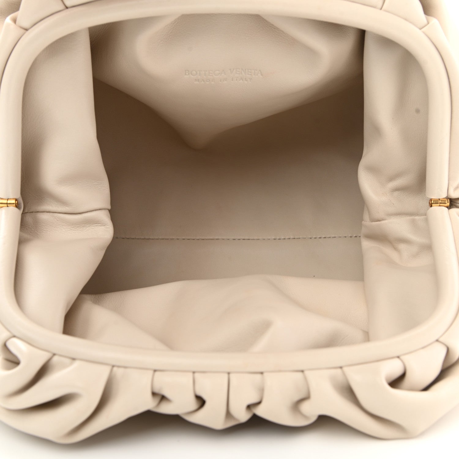 Bottega Veneta Smooth Butter Calf The Pouch Oversized Clutch Plaster 5 of 10
