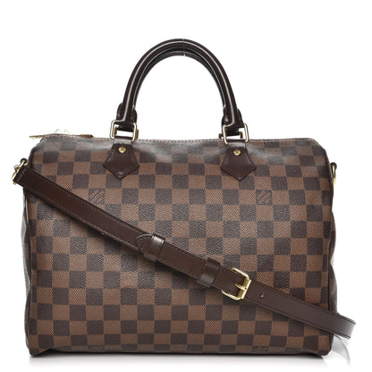 Louis Vuitton Damier Ebene Speedy Bandouliere 30 1 of 9