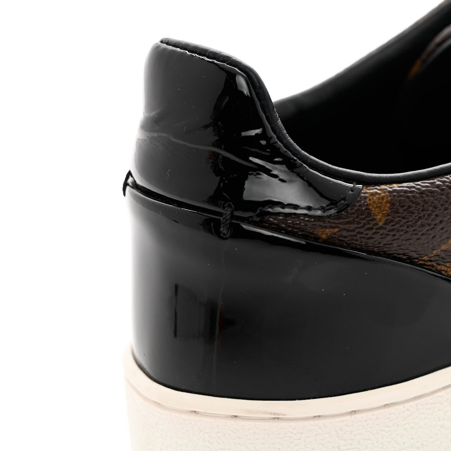 Louis Vuitton Patent Monogram Frontrow Sneakers 38 10 of 13