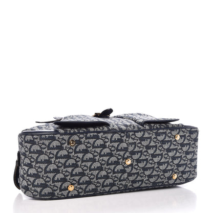 Christian Dior Monogram Saddle Bowler Navy 4 of 12