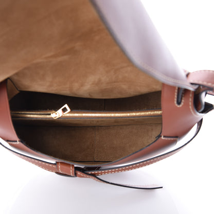 Loewe Grained Calfskin Large Gate Bag Rust 5 of 10