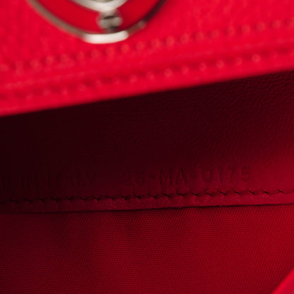 Christian Dior Grained Calfskin Cannage Diorama Elancee Wallet Red 8 of 8