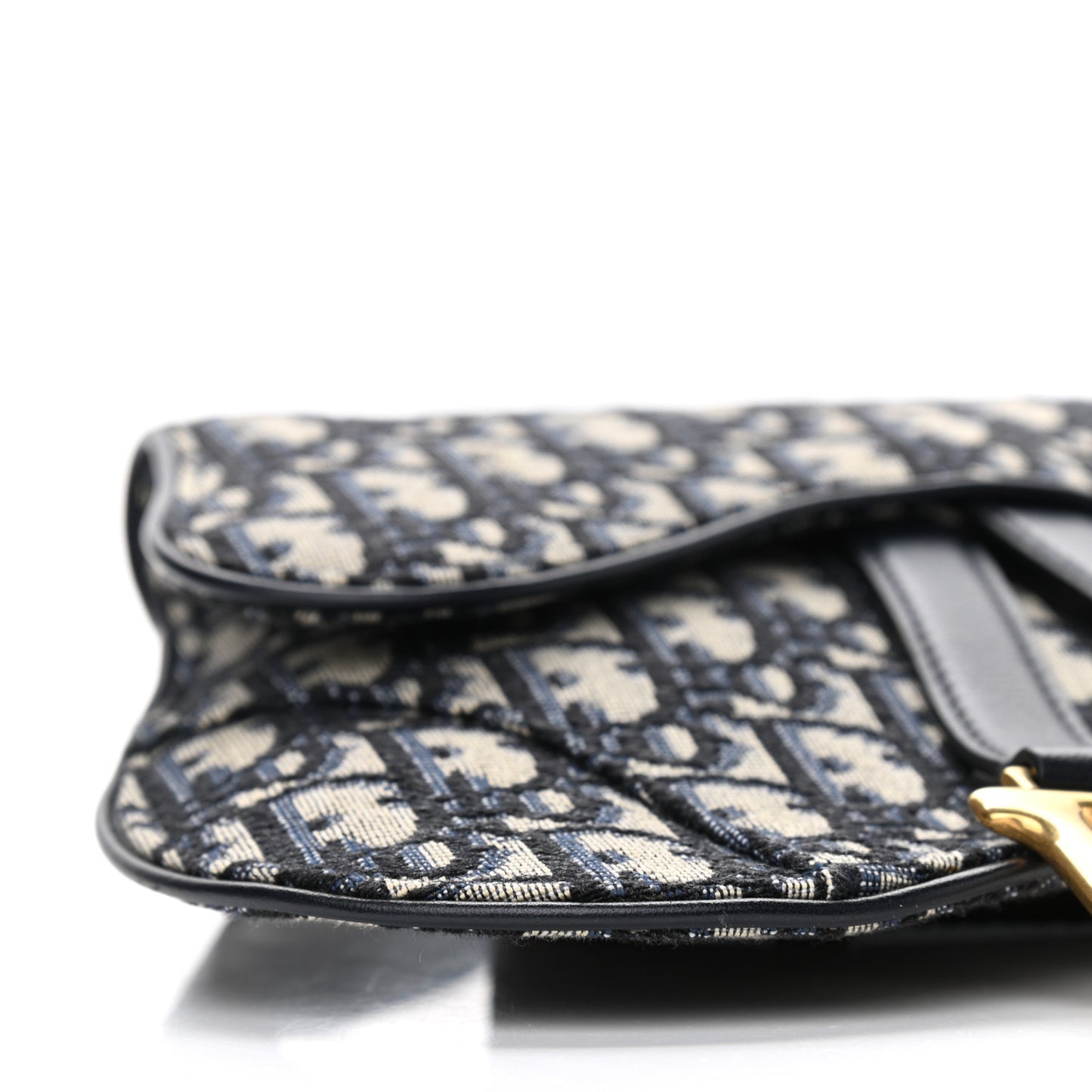 Oblique Saddle Belt Pouch Blue