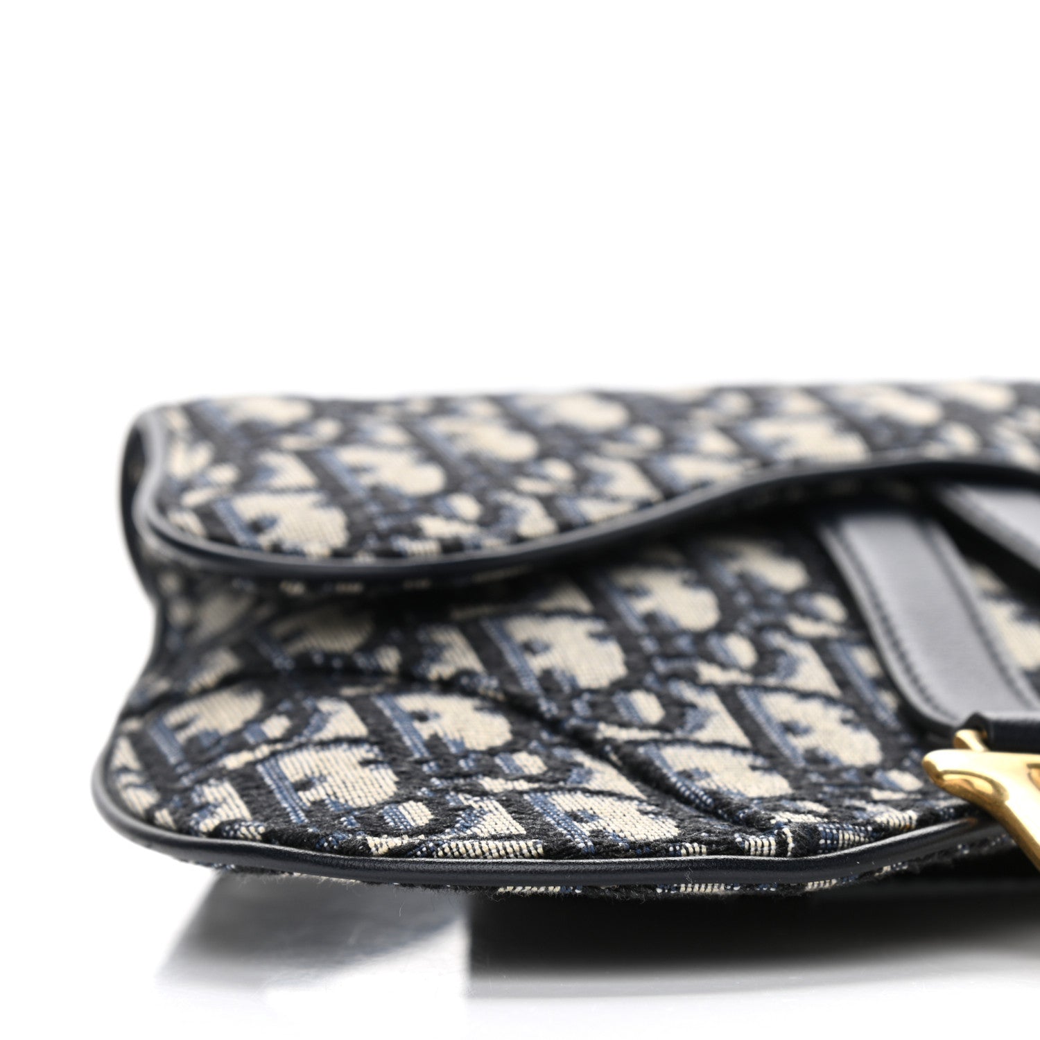 Christian Dior Oblique Saddle Belt Pouch Blue 5 of 9