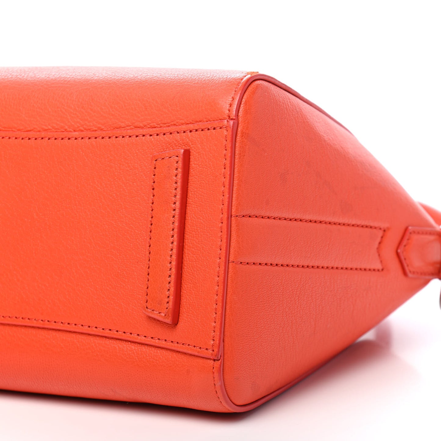 Sugar Goatskin Mini Antigona Burnt Orange