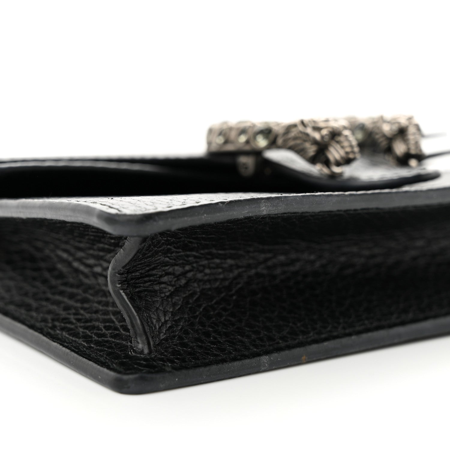 Gucci Calfskin Super Mini Dionysus Shoulder Bag Black 8 of 12