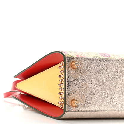 Christian Louboutin Watersnake Fiorispec Small Paloma Silver Multicolor 7 of 10