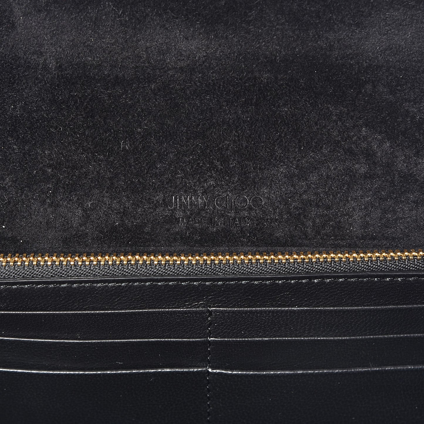 Patent Emmie Clutch Bag Black