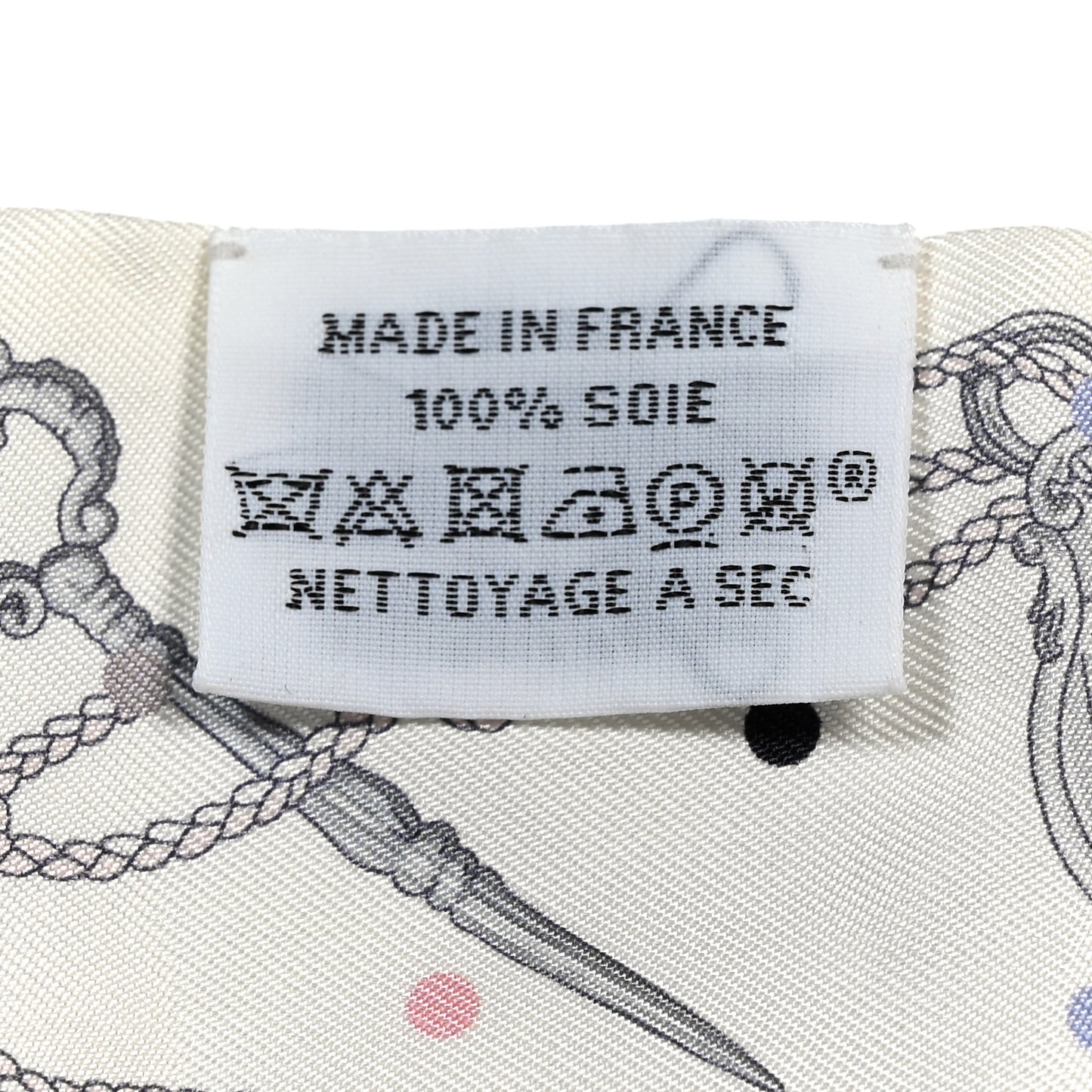 Silk Les Cles A Pois Twilly White Gris Acier