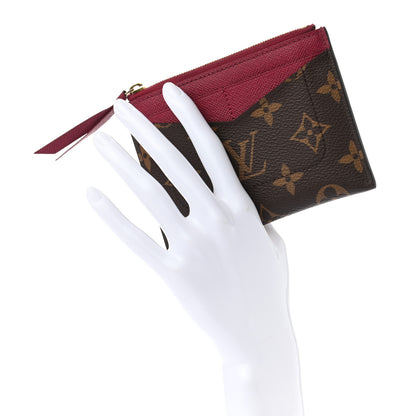 Louis Vuitton Monogram Zipped Card Holder Fuchsia 2 of 6