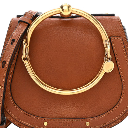 Chloe Calfskin Suede Small Nile Bracelet Bag Caramel 8 of 13