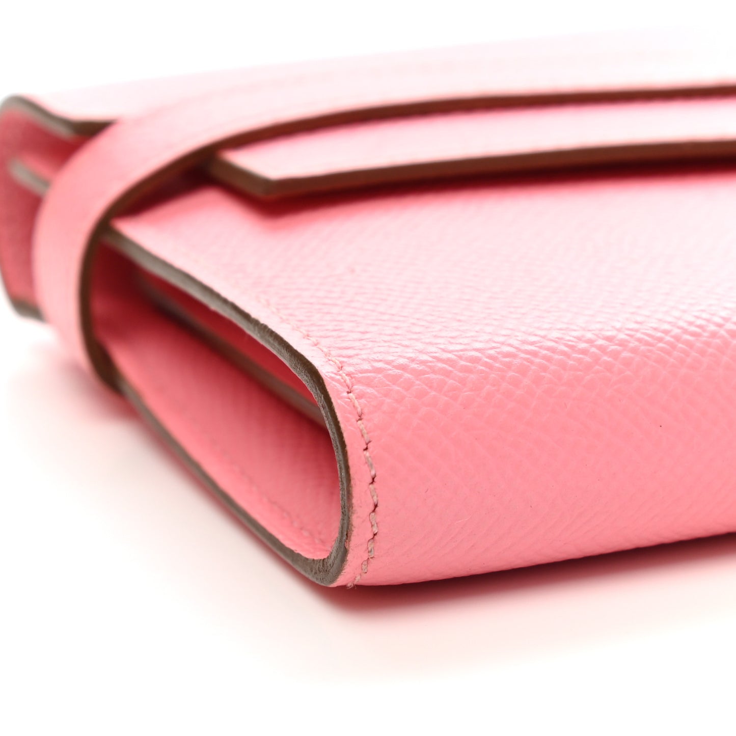 Epsom Kelly Longue Wallet Rose Confetti