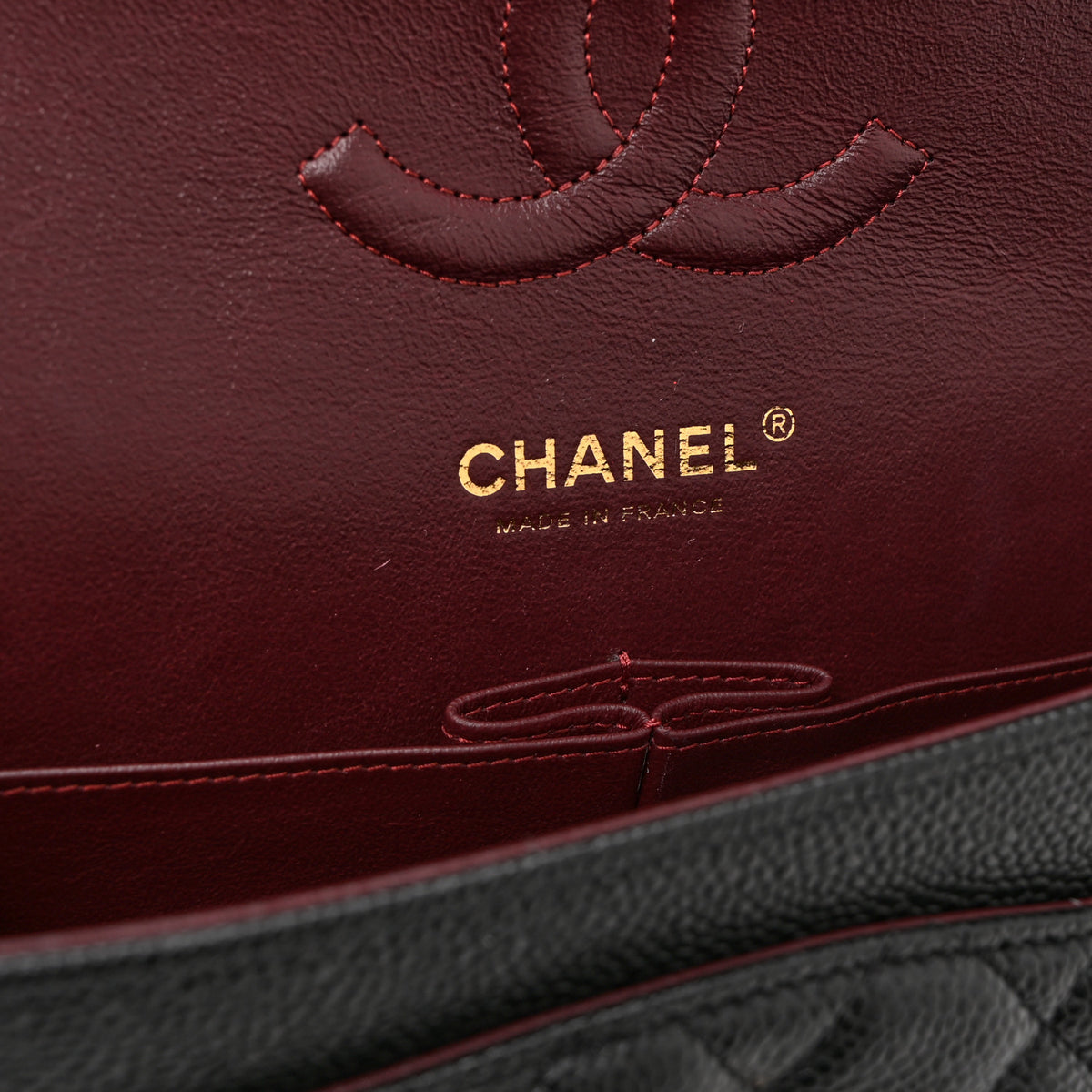 Chanel Caviar Quilted Medium Double Flap Black 6 of 10