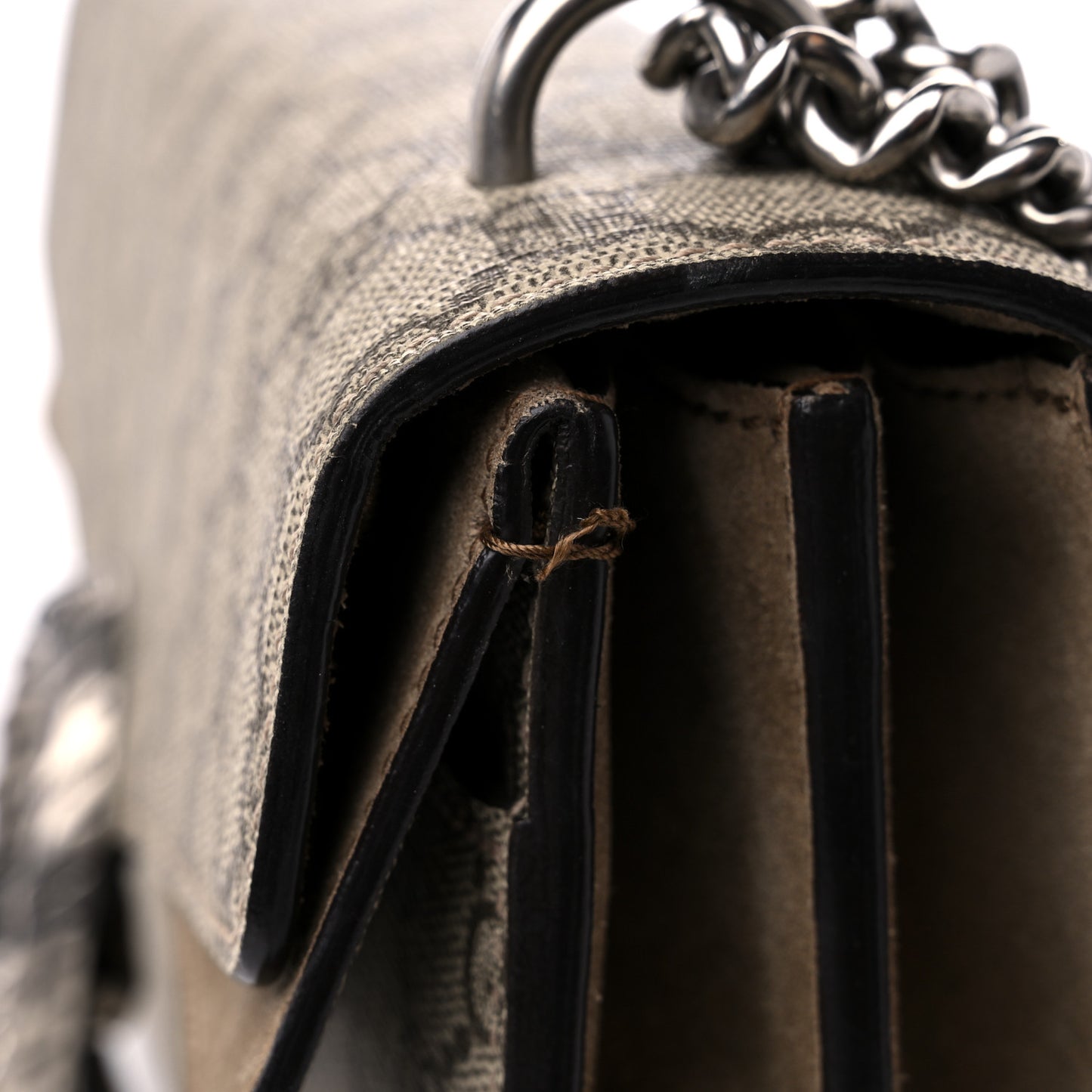 GG Supreme Monogram Small Dionysus Shoulder Bag Taupe