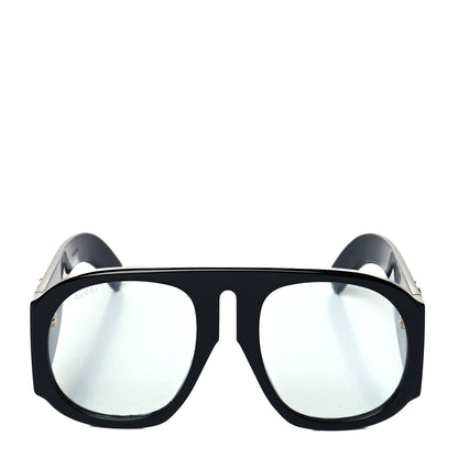 Gucci Oversized Aviator Sunglasses GG0152S Black 2 of 9